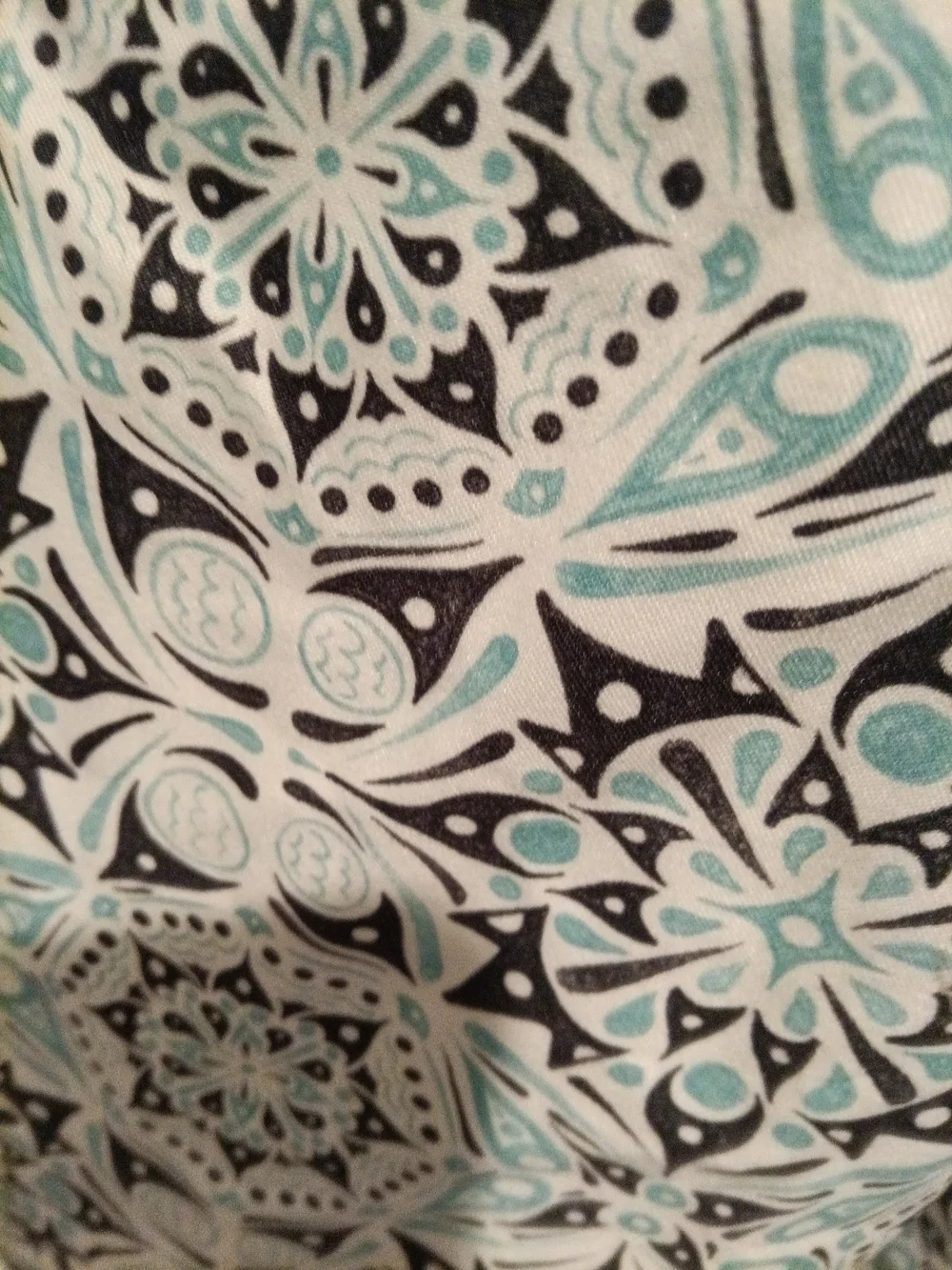 Hurley Mint & Black Paisley Swim Shorts Size 36